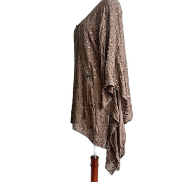 JEN'S PIRATE BOOTY Gaudi Sequin Embellished Swim Cover Tunic Top One size Boho - Picture 3 of 15